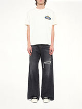 Rhude Racing Crest T-Shirt in Vintage White