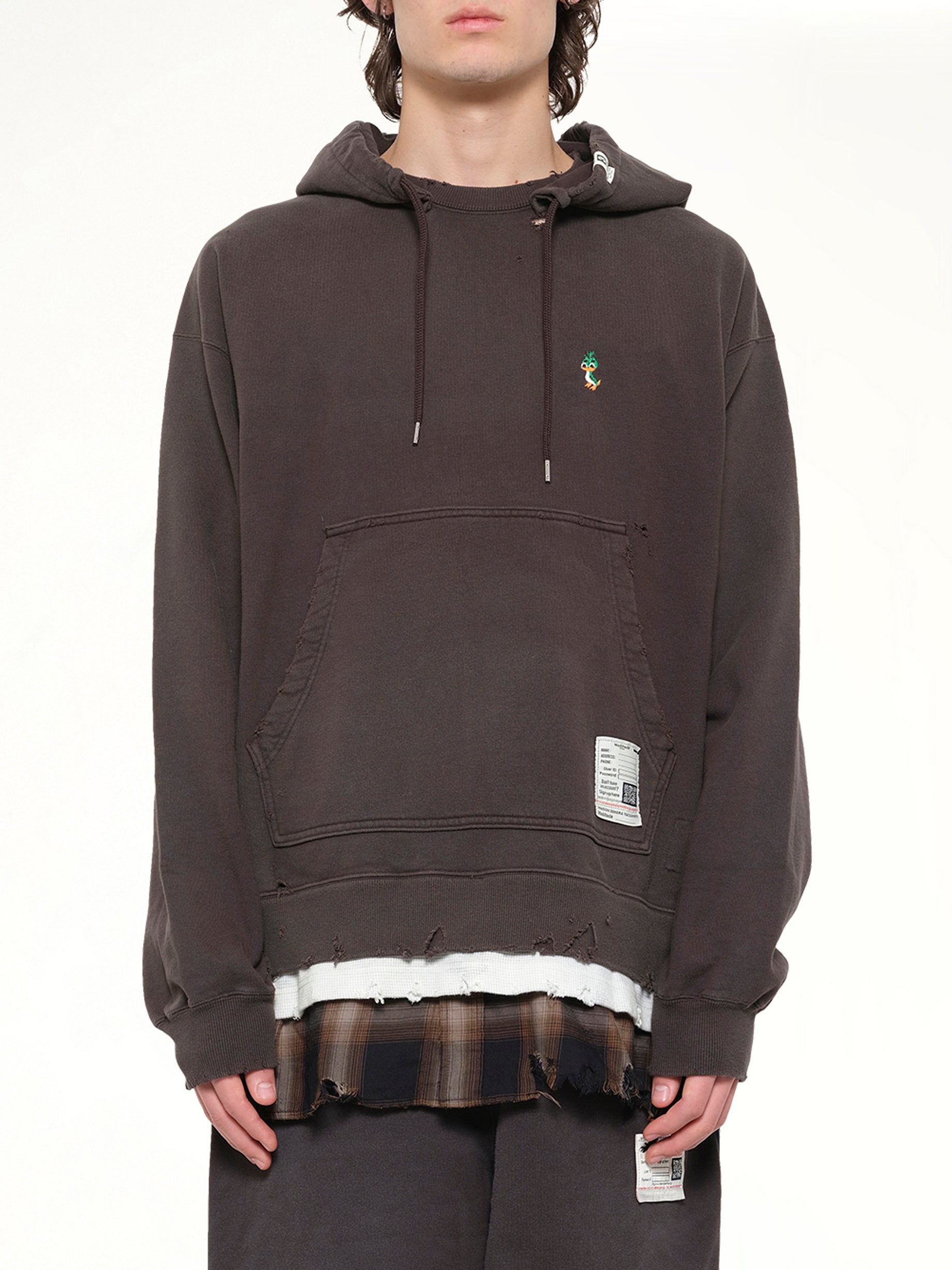 Triple Layered Hoodie in Black