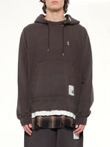 Triple Layered Hoodie in Black