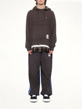 Triple Layered Hoodie in Black