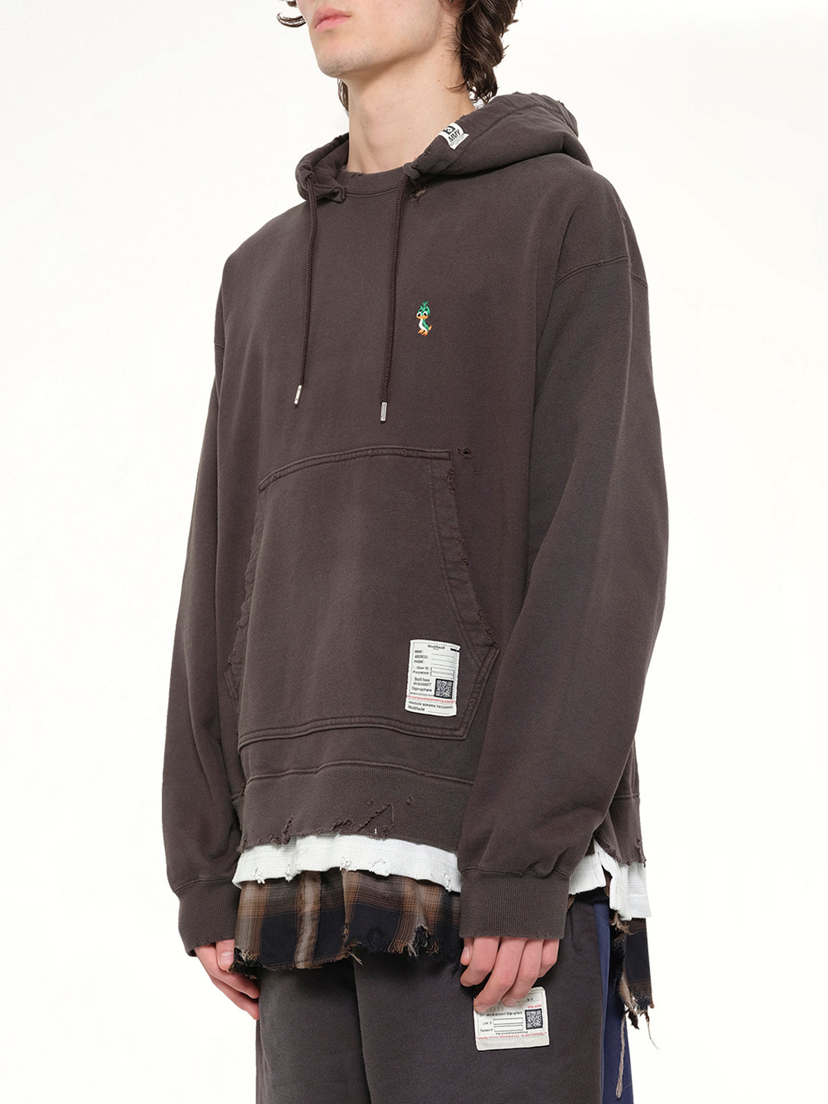 Triple Layered Hoodie in Black