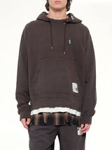 Triple Layered Hoodie in Black