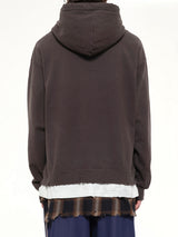 Triple Layered Hoodie in Black