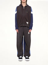 Track Jacket Combined Parka in Black
