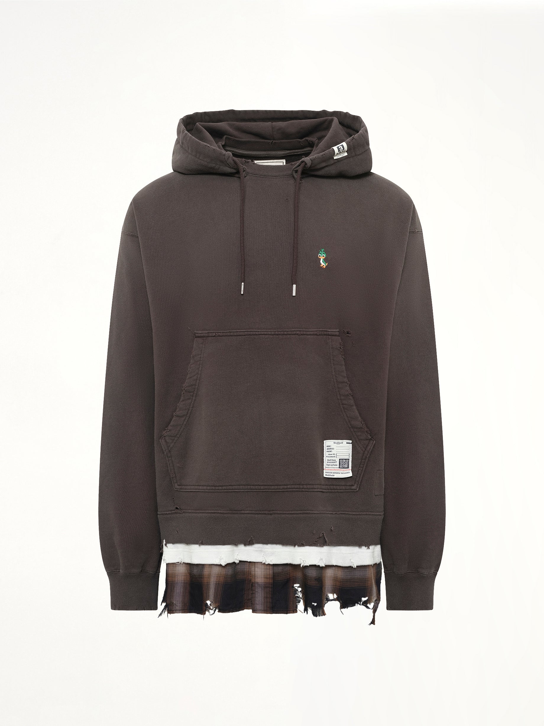 Triple Layered Hoodie in Black