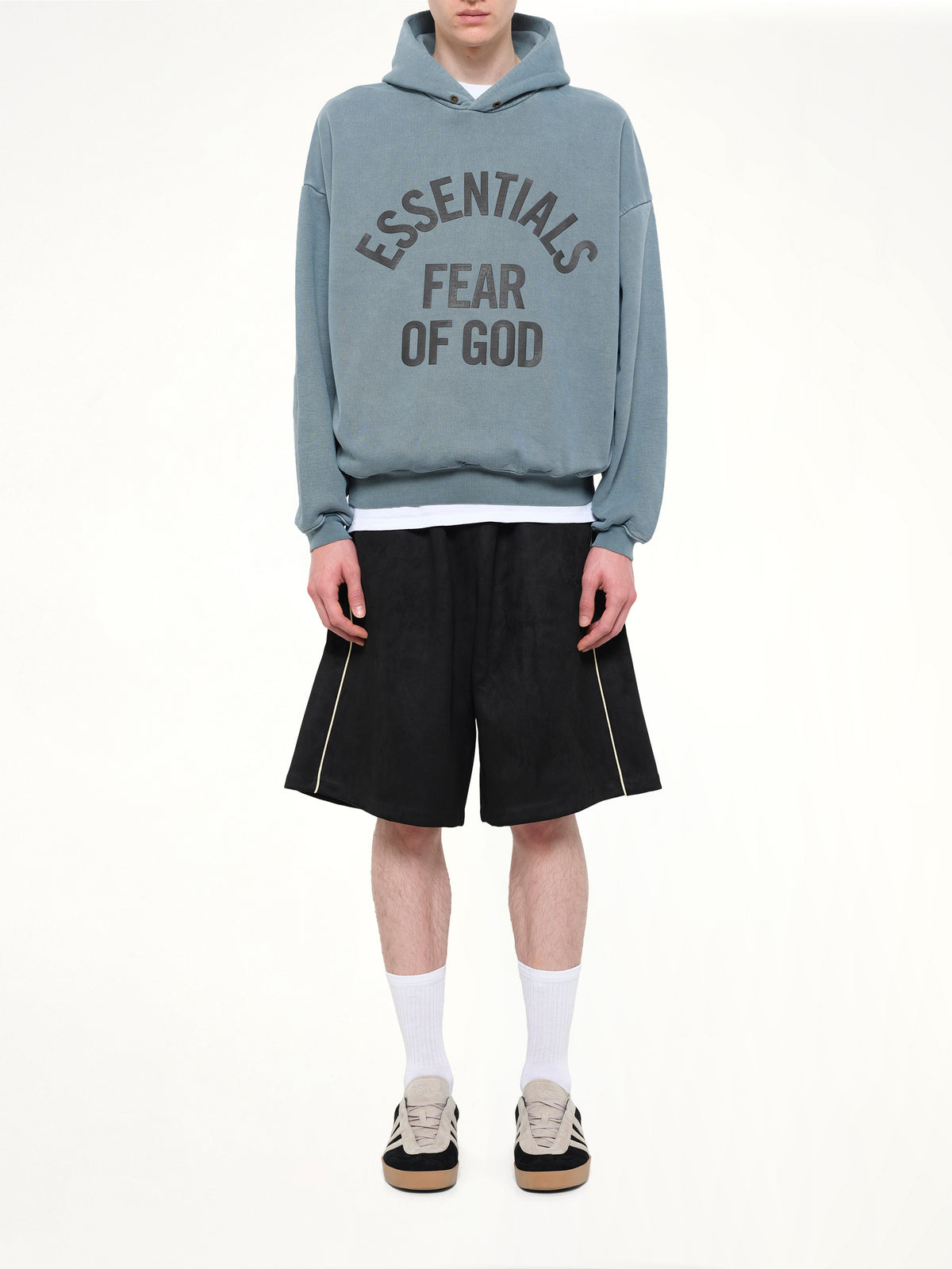 Campus 90's Hoodie in Faded Coastal
