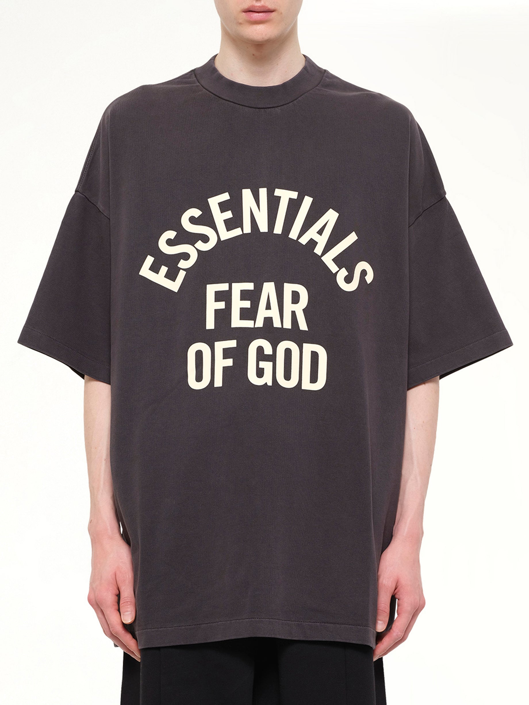 Campus 90's Short Sleeve T-Shirt in Faded Black