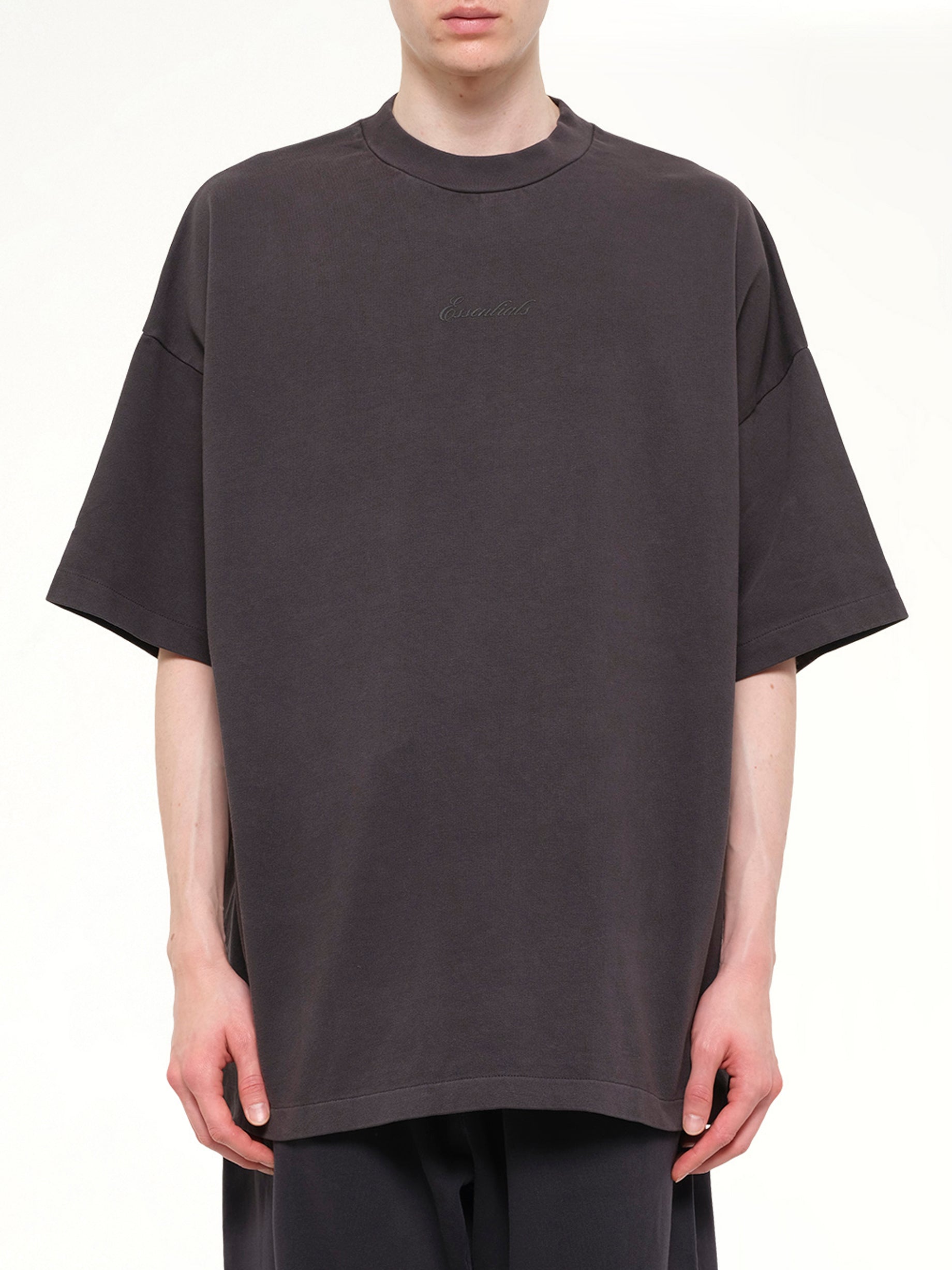 Signature 90's Short Sleeve T-Shirt in Faded Black