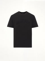 Monogram Balmain Sponge T-Shirt Reg Fit in Black