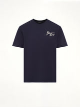 Small Balmain Paris Brush T-Shirt Reg Fit in Blue