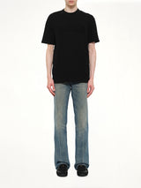 Monogram Balmain Sponge T-Shirt Reg Fit in Black