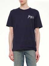 Small Balmain Paris Brush T-Shirt Reg Fit in Blue