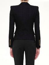 6 BTN Tweed Jacket in Black