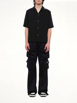 Amiri Camp Shirt in Black