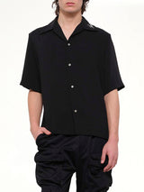 Amiri Camp Shirt in Black