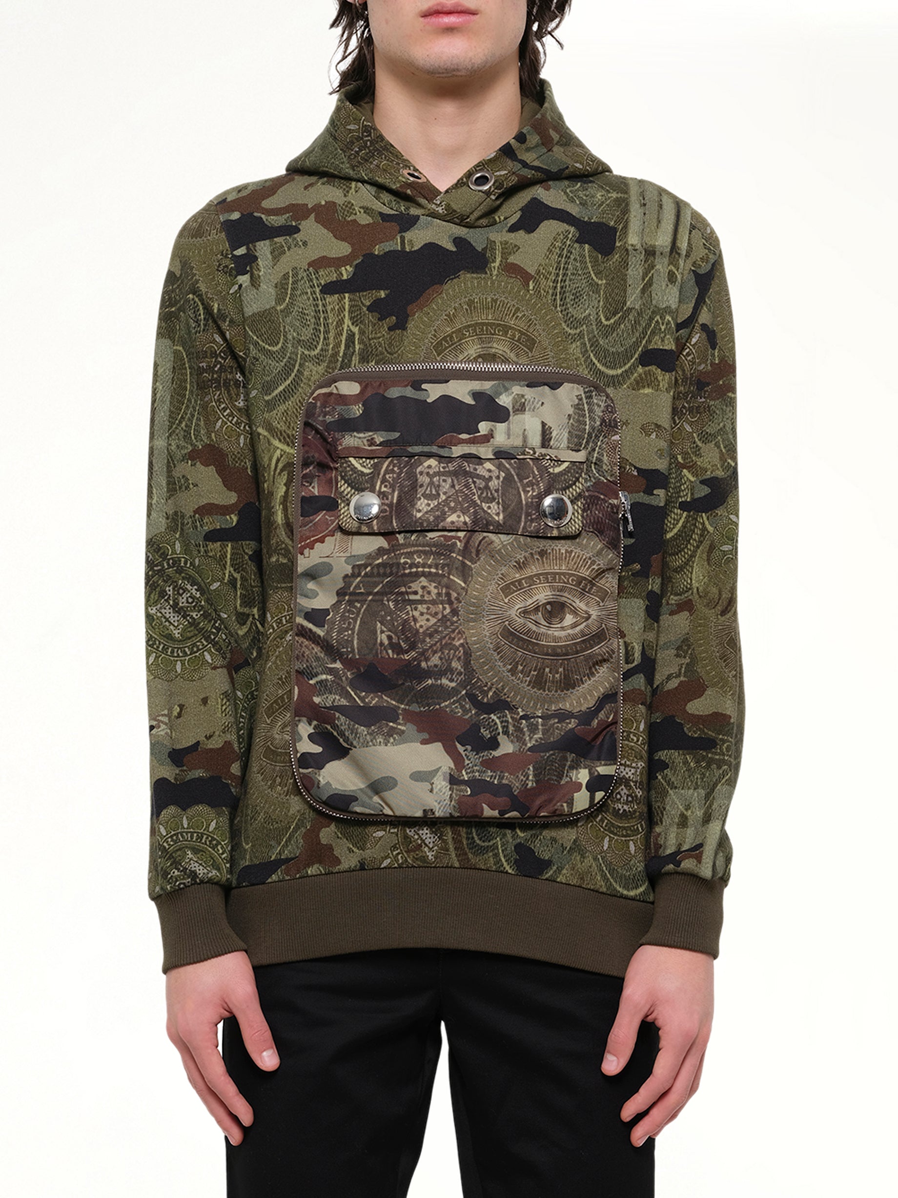 Givenchy Podium Dollar Hoodie in Camo