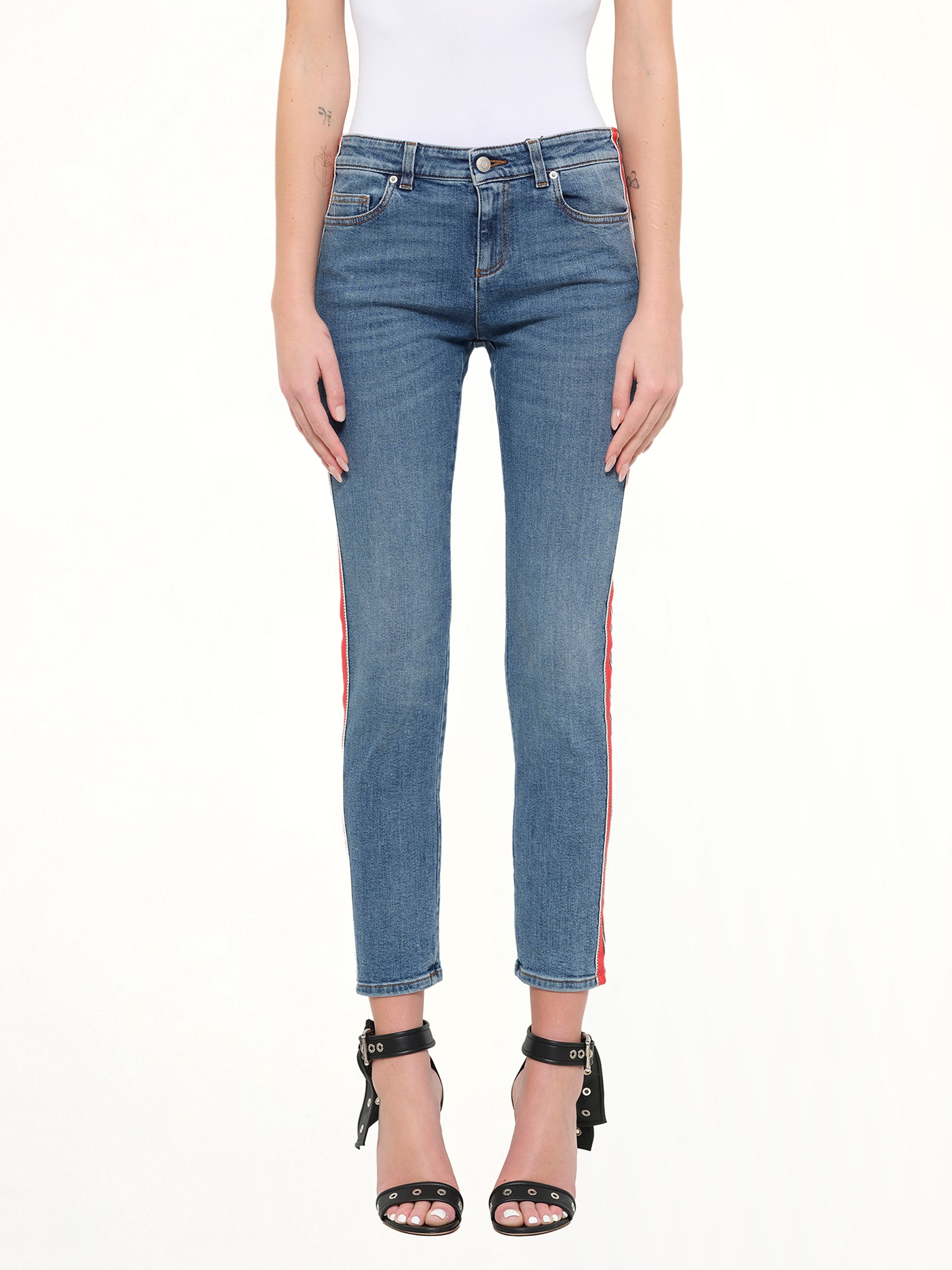 Kuroki Fit Denim Pants in Blue