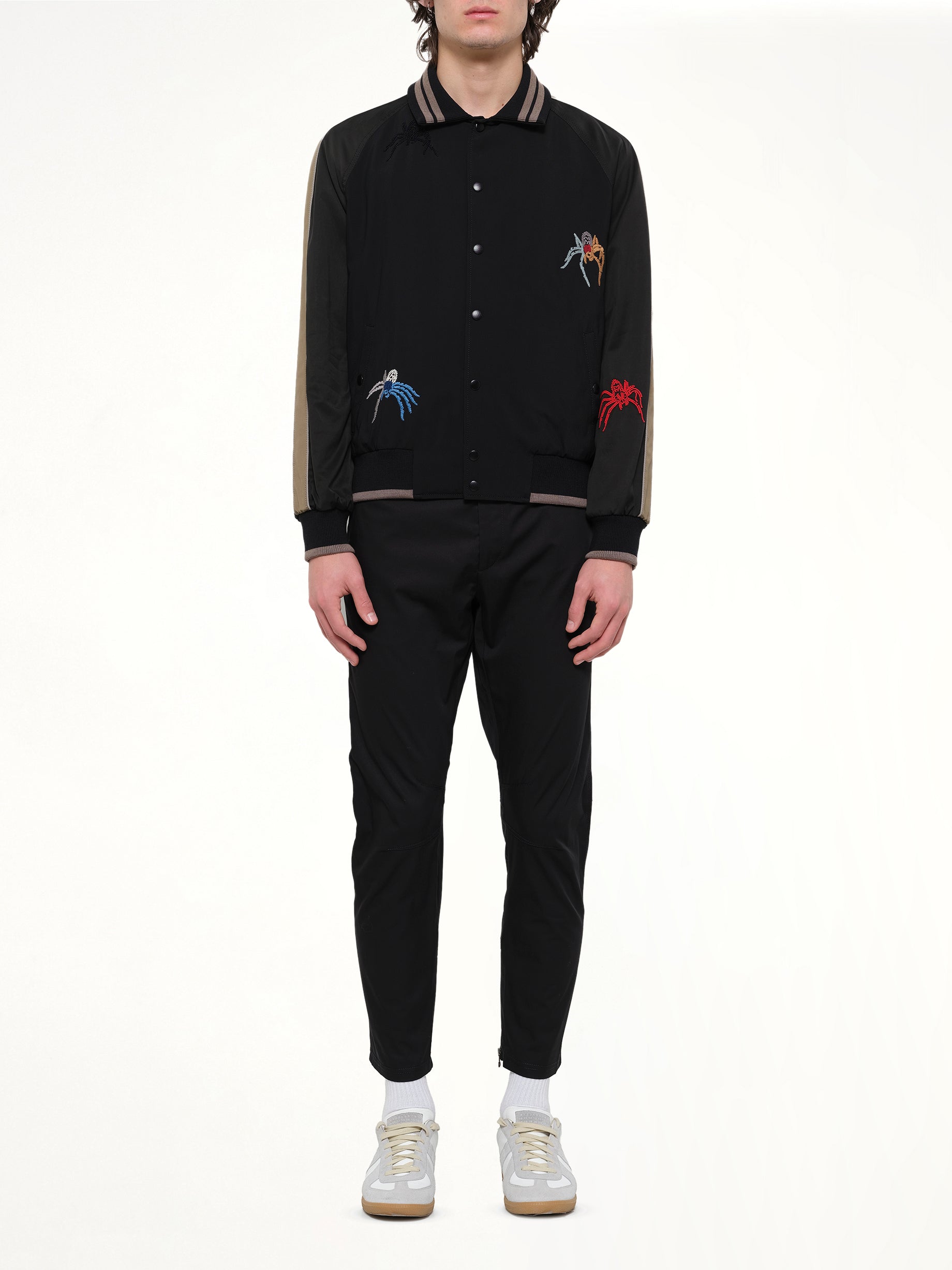 Spider Embroidered Jacket in Black