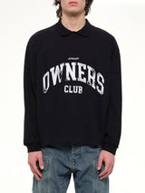 Owners Rugby Top in Jet Black