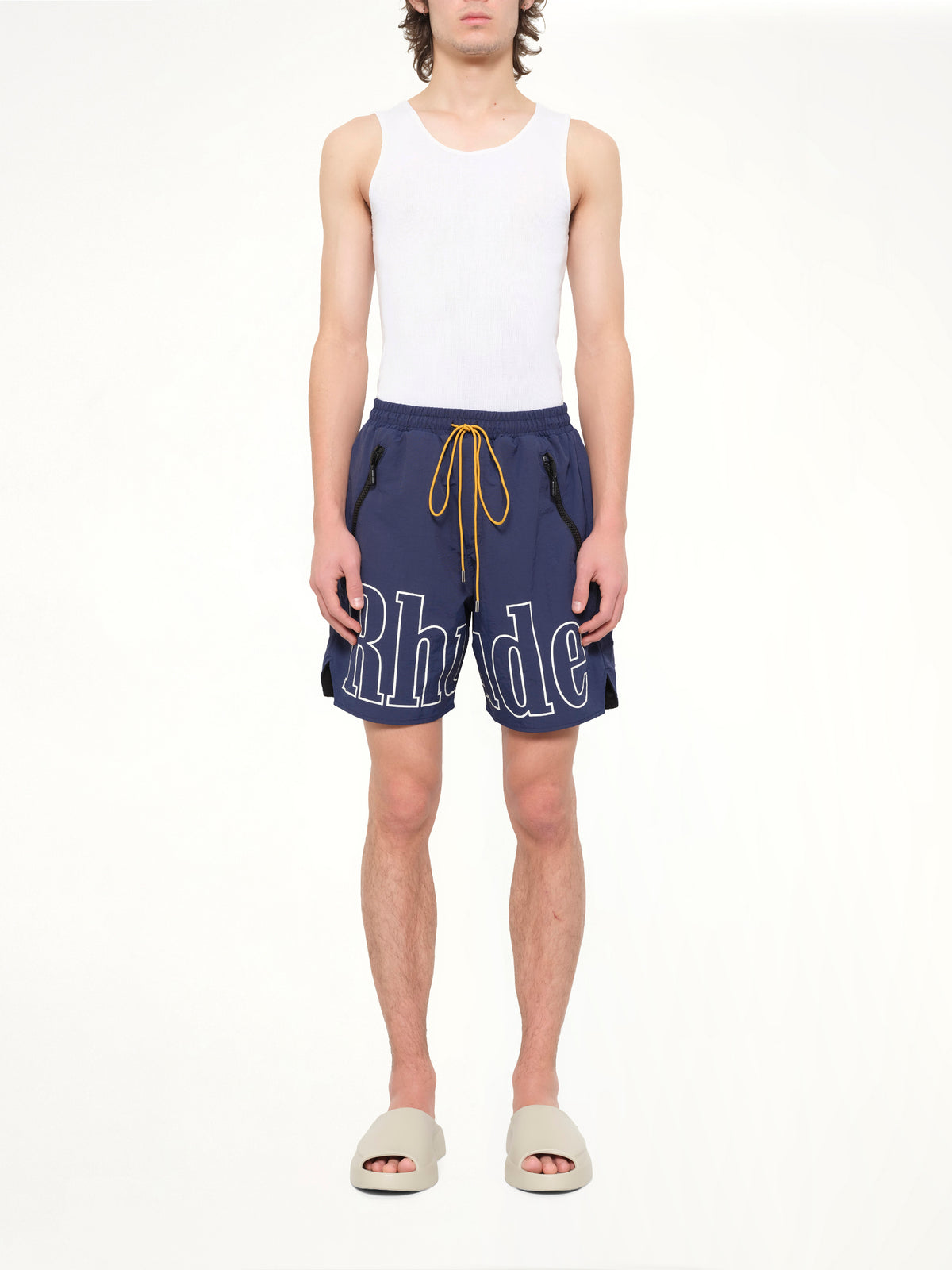RH Logo Shorts in Navy