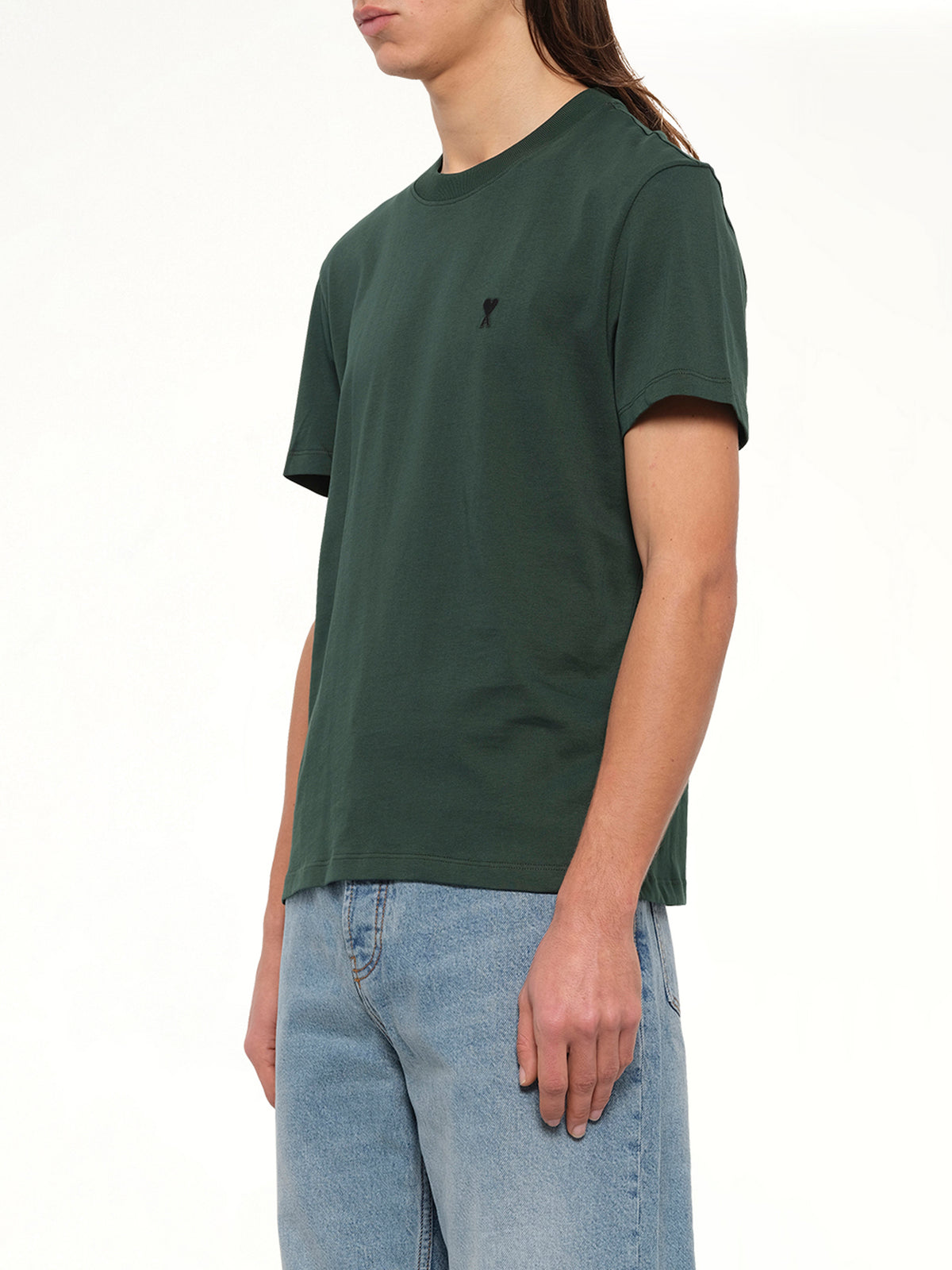 Ami De Coeur T-Shirt in Bottle Green