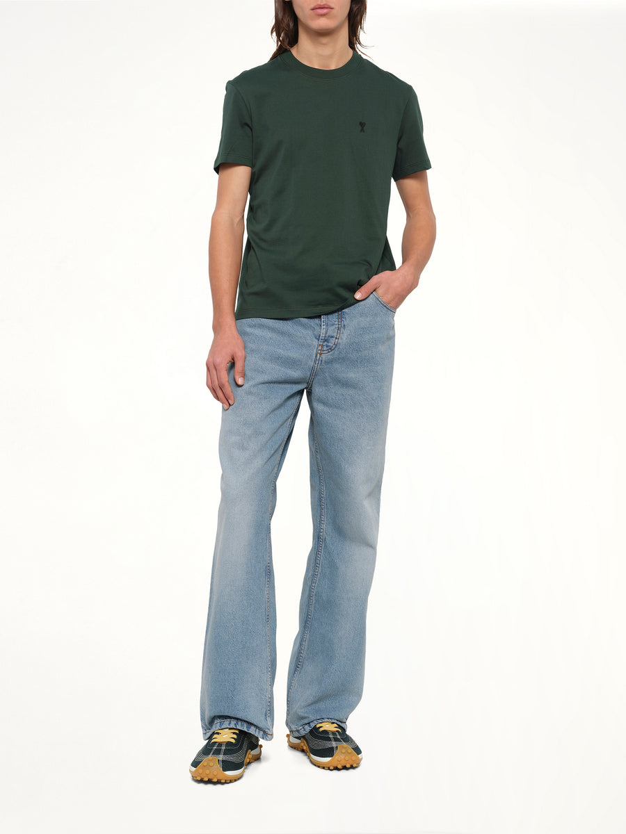 Ami De Coeur T-Shirt in Bottle Green