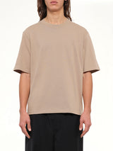 Embossed Ami De Coeur T-Shirt in Beige
