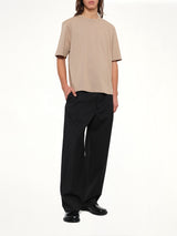 Embossed Ami De Coeur T-Shirt in Beige