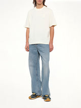Embossed Ami De Coeur T-Shirt in White