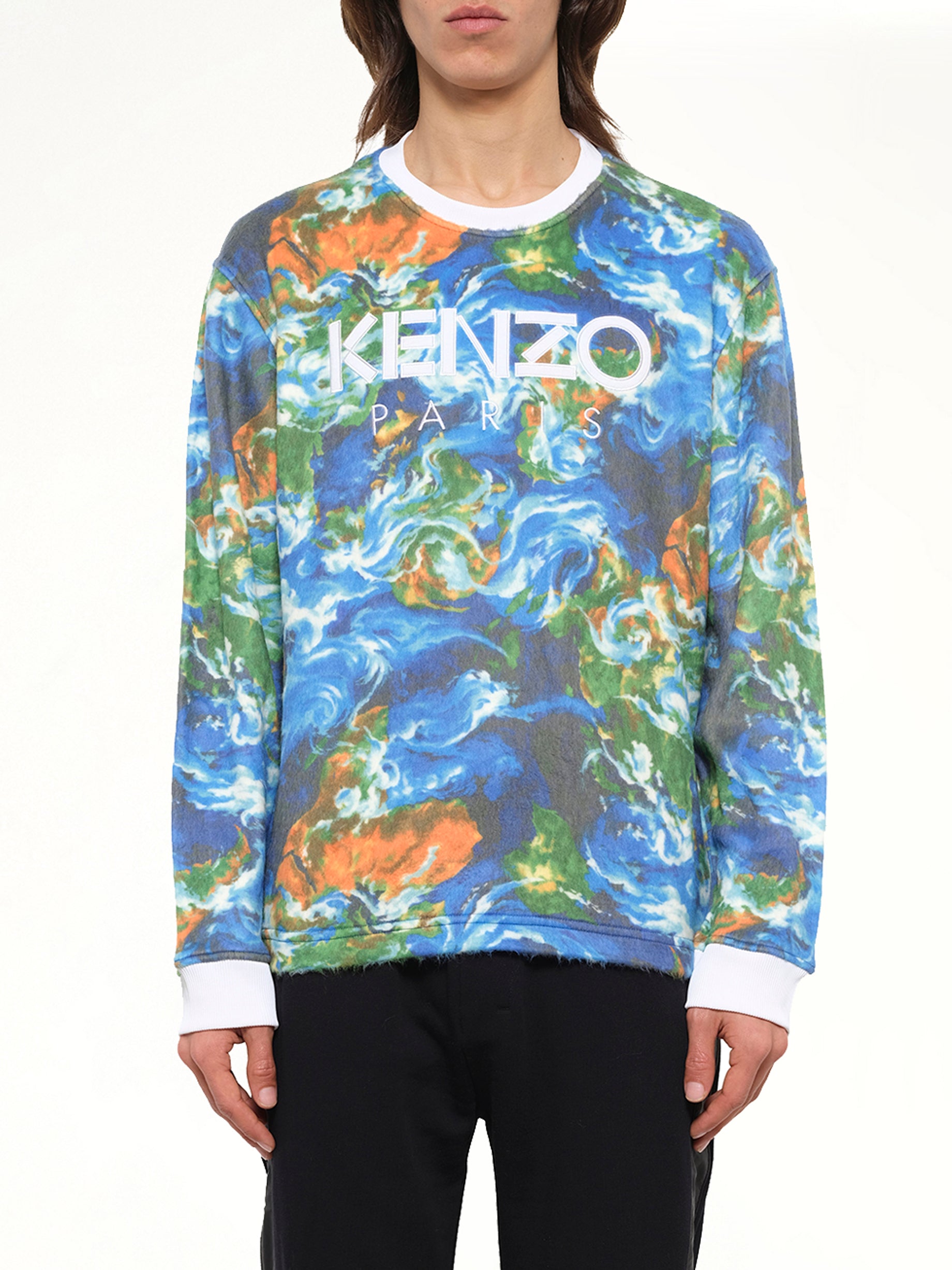 World Fleece Sweatshirt in Cobalt