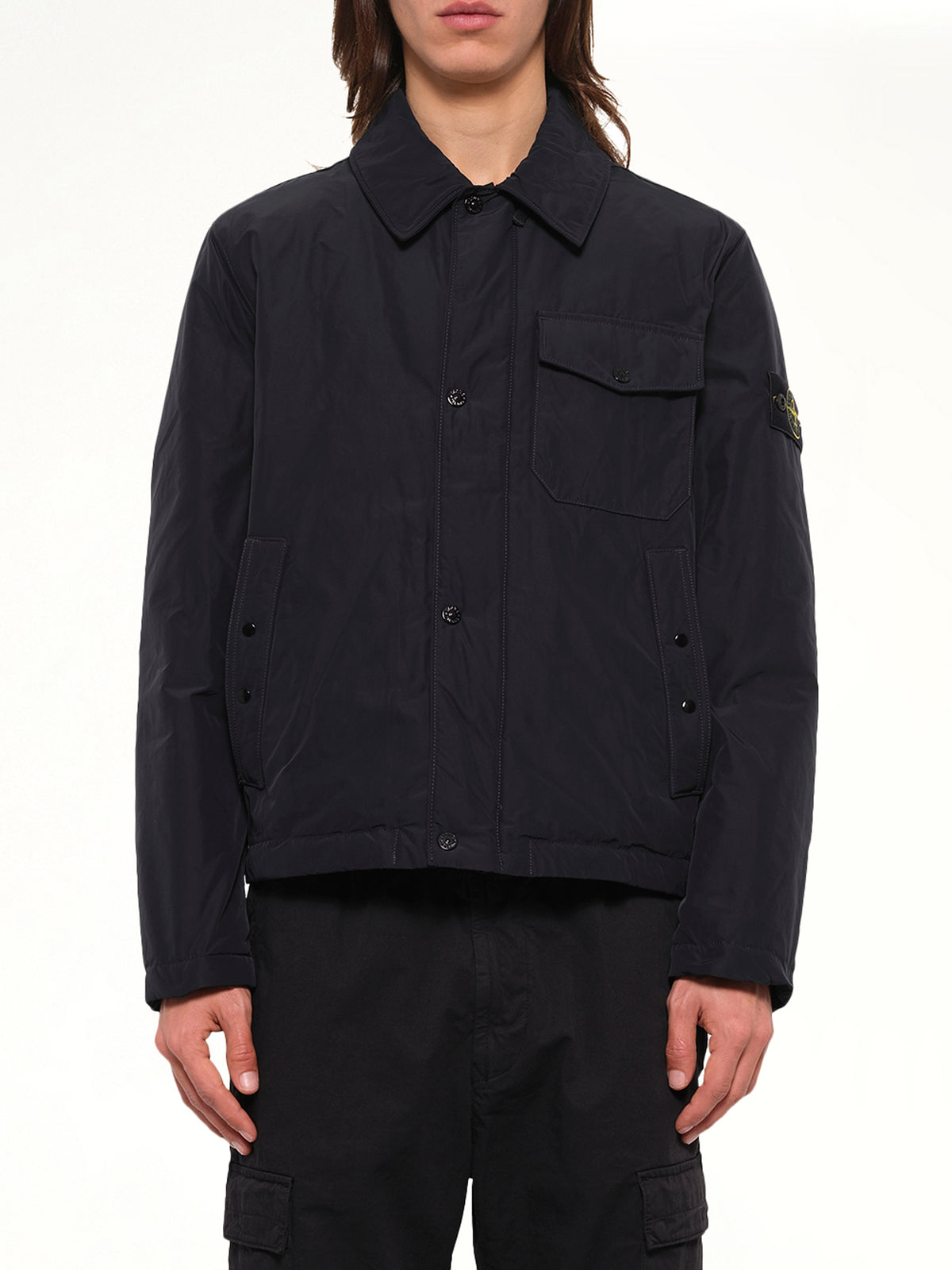 4100022 Nylon Light Jacket in Black