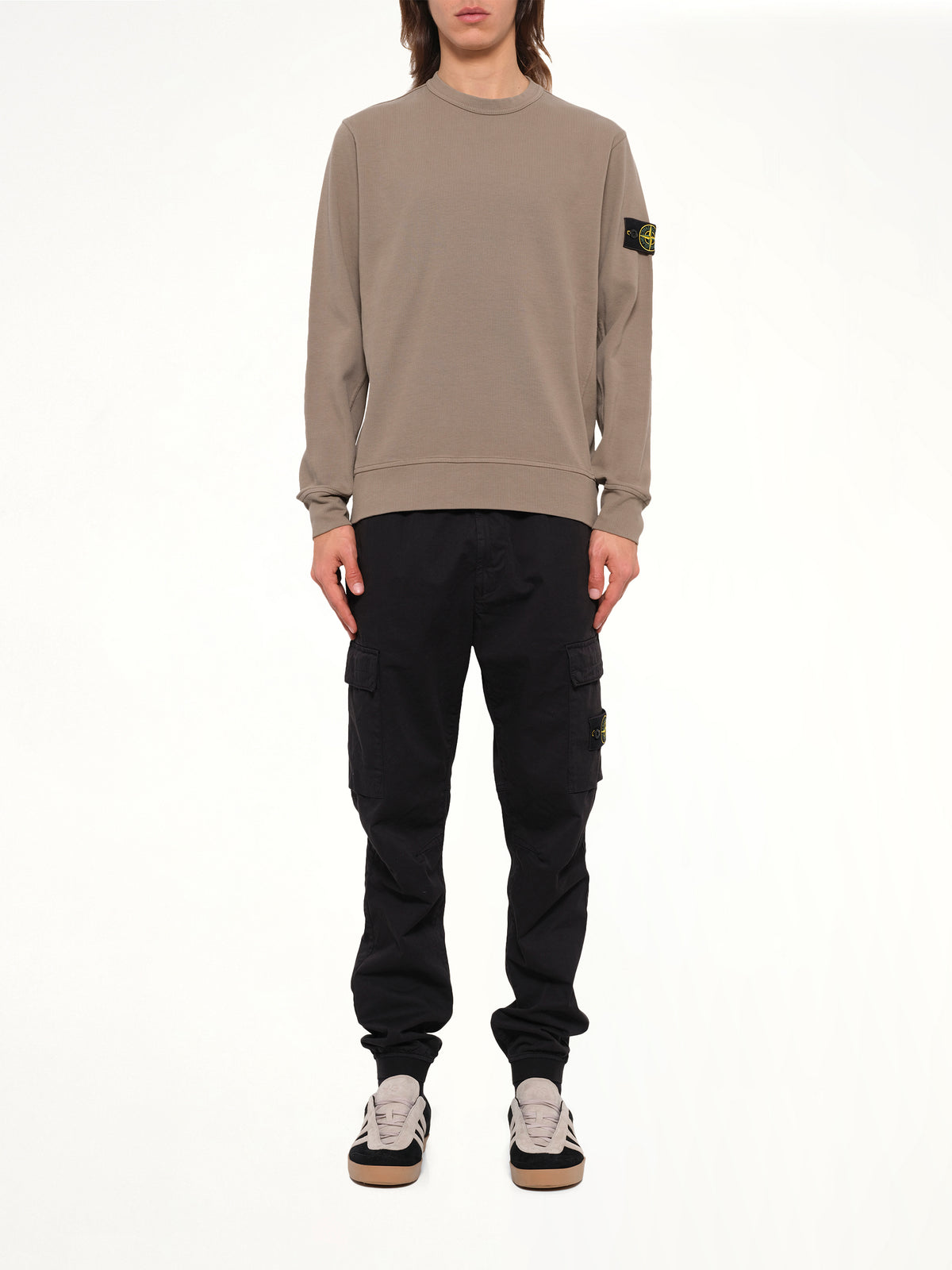 6100017 Organic Cotton Sweatshirt in Military Green