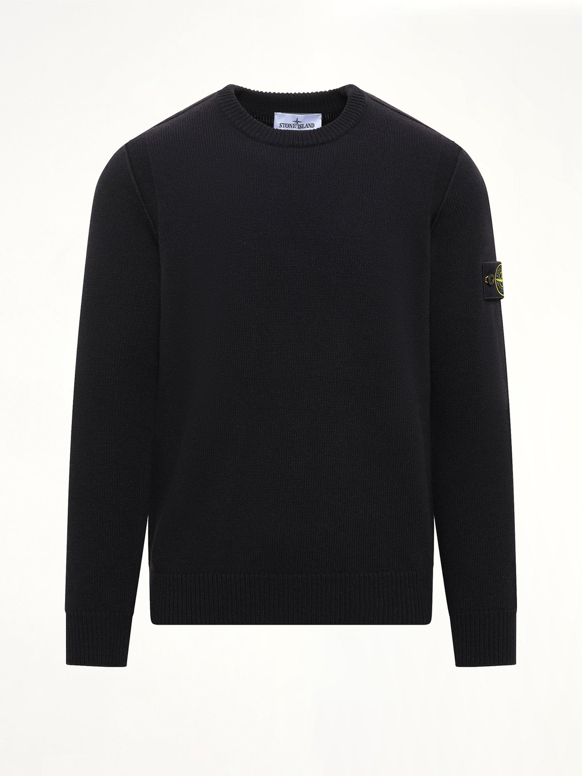 5100072 Lambswool Crewneck Sweater in Black