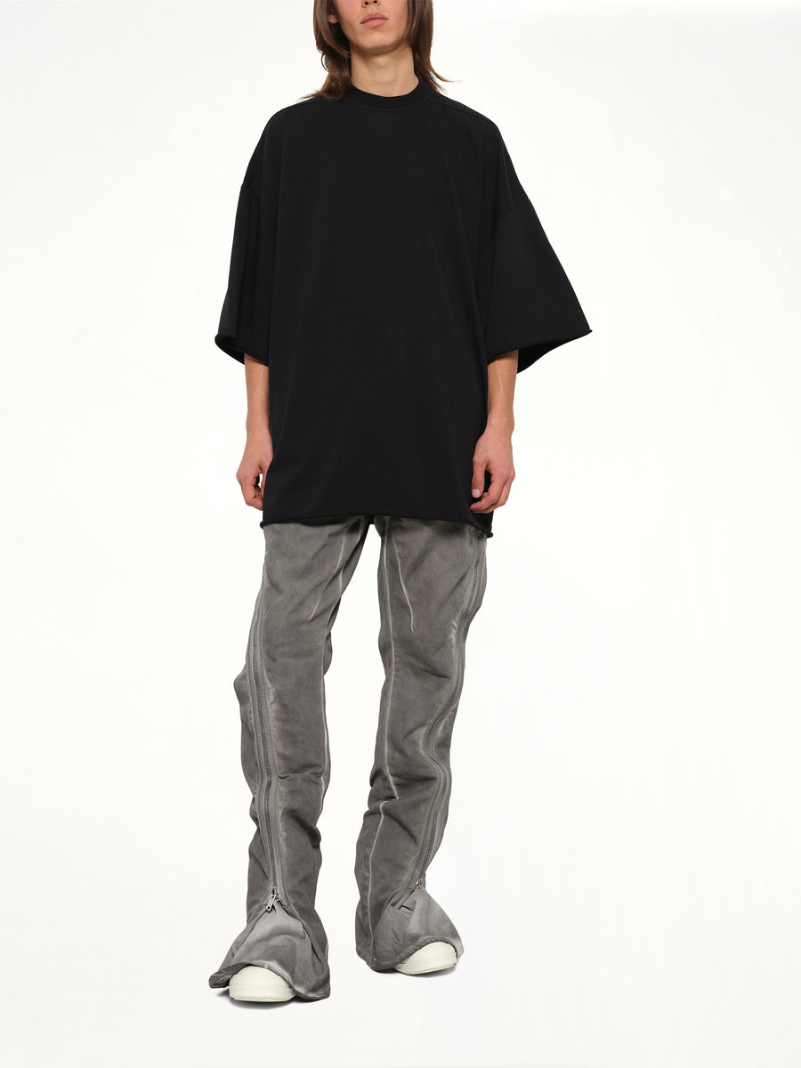 Heavy Jersey Tommy T-Shirt in Black