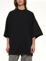 Heavy Jersey Tommy T-Shirt in Black