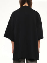 Heavy Jersey Tommy T-Shirt in Black