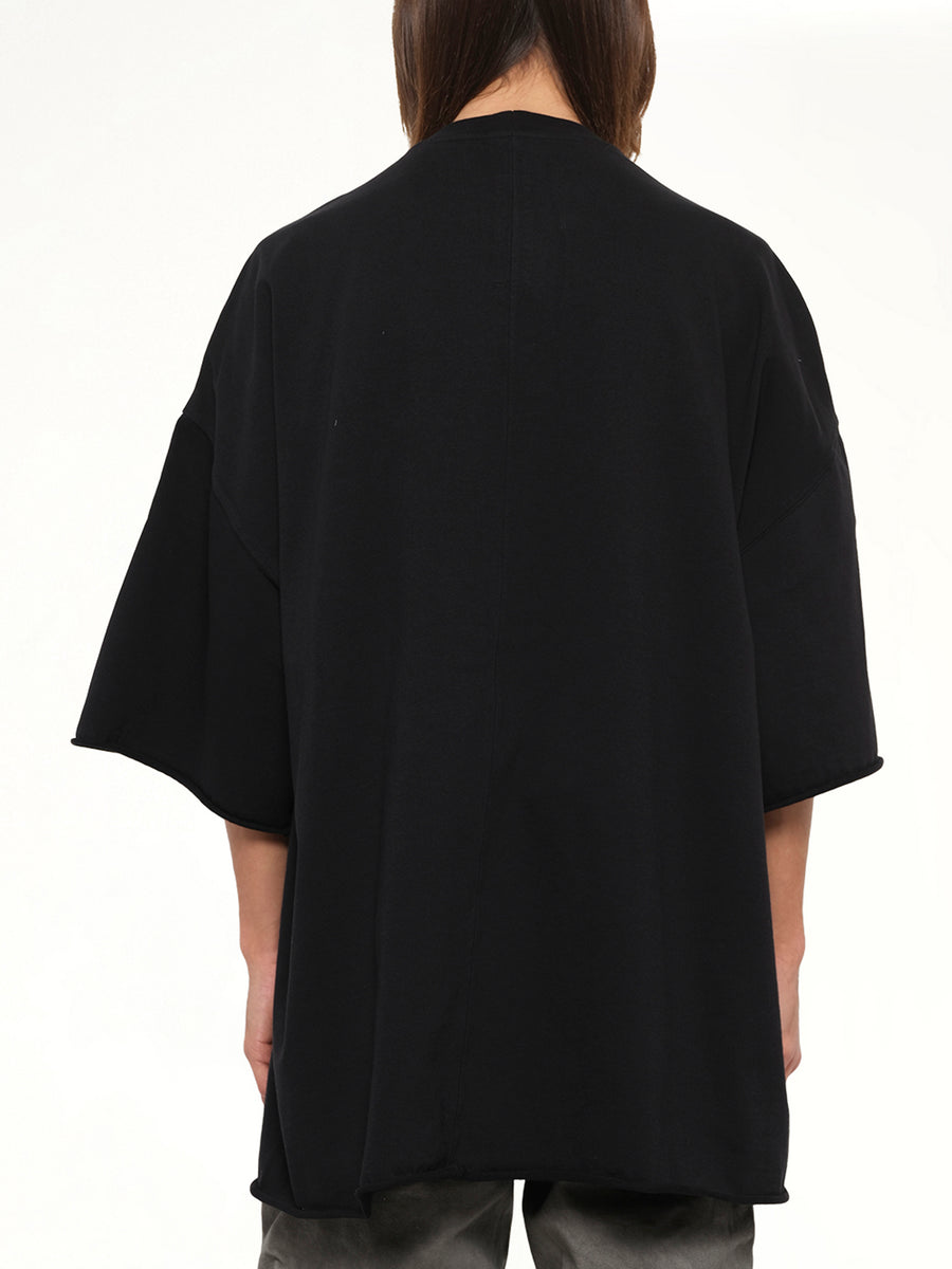 Heavy Jersey Tommy T-Shirt in Black