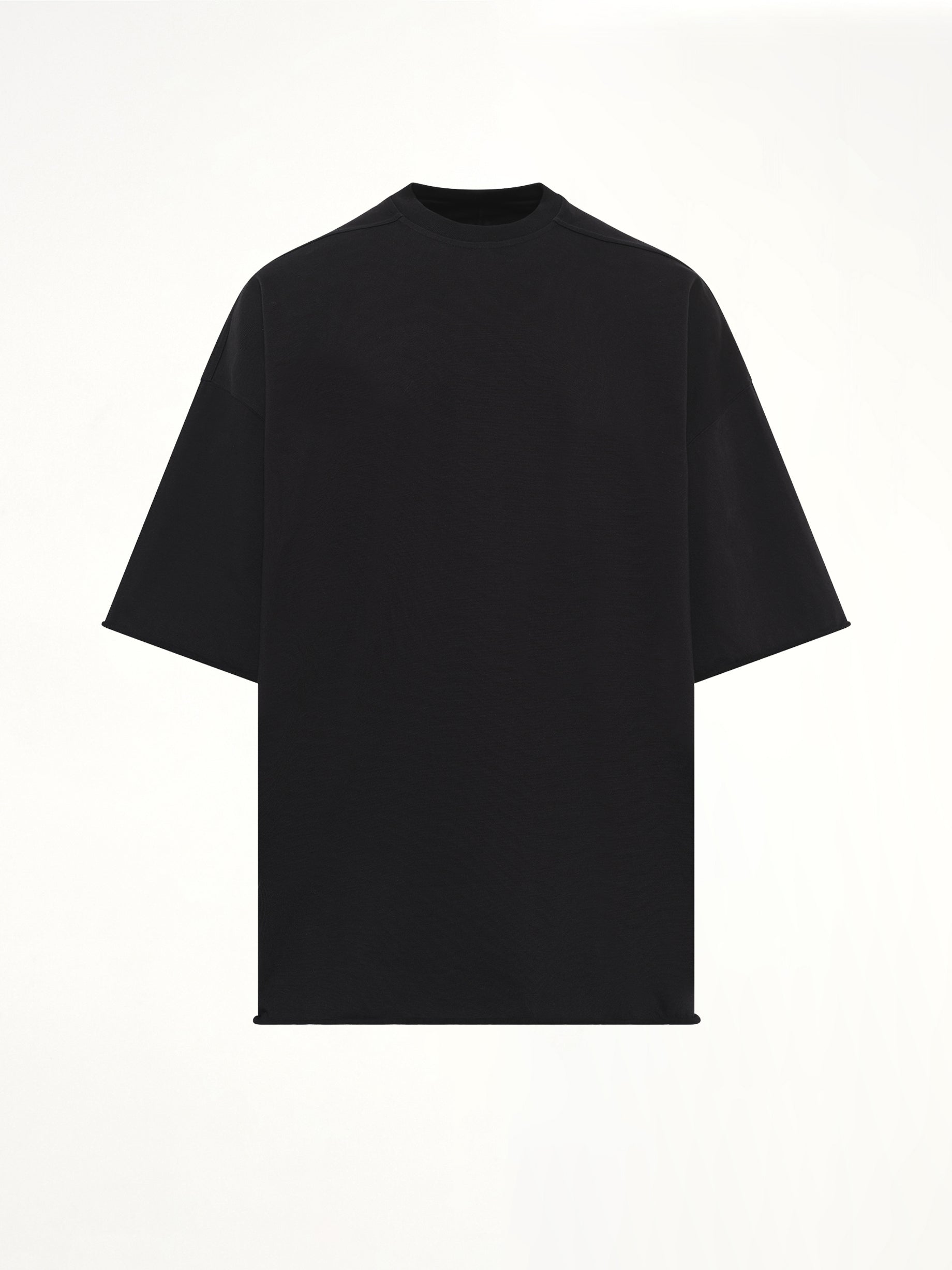Heavy Jersey Tommy T-Shirt in Black