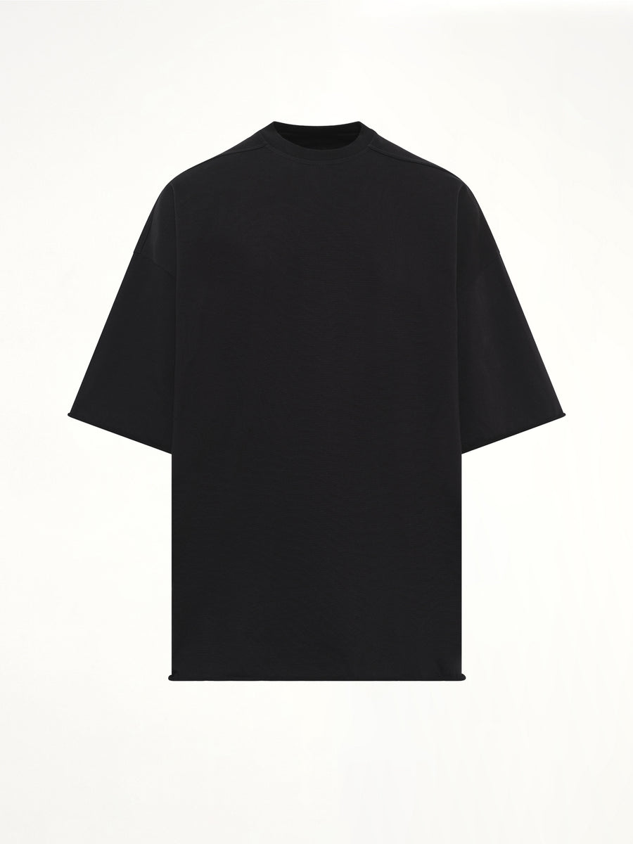 Heavy Jersey Tommy T-Shirt in Black