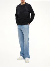 Number Sweatshirt in Black