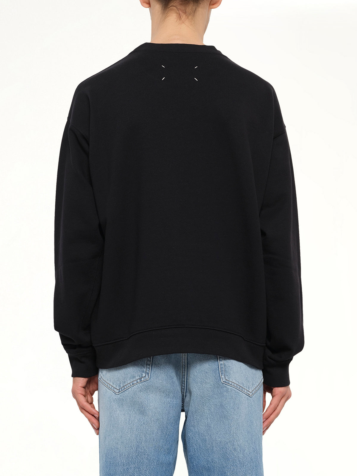 Number Sweatshirt in Black