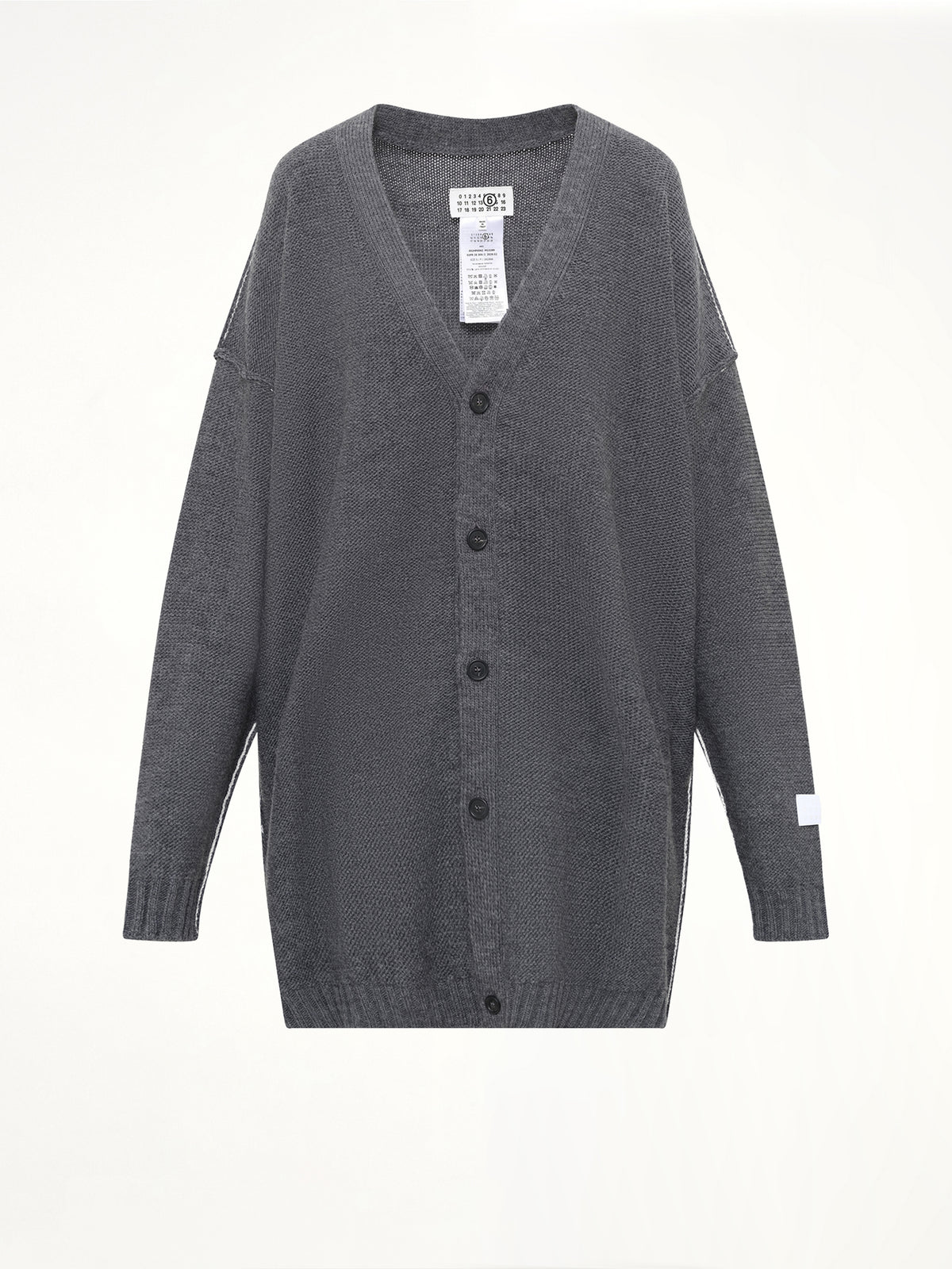 Cardigan in Grey melange