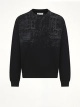 Number Sweatshirt in Black