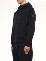 6100009 Organic Cotton Hoodie in Black