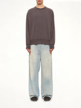 6100037 Logo Sweatshirt in Dark Burgundy