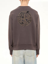 6100037 Logo Sweatshirt in Dark Burgundy