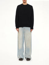 Cable Knit Sweater in Black