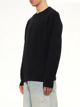 Cable Knit Sweater in Black