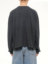 Community Center LS Buffalo T-Shirt in Black