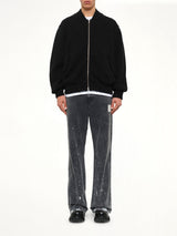 Knitted Bomber in Black
